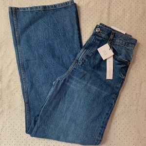 Zara high waisted wide leg jeans